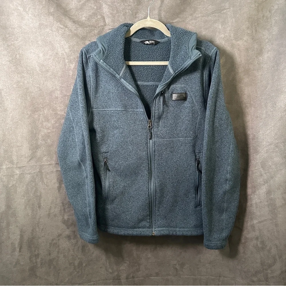 The North Face Men’s Gordon Lyons Full Zip Fleece Hoodie Blue S